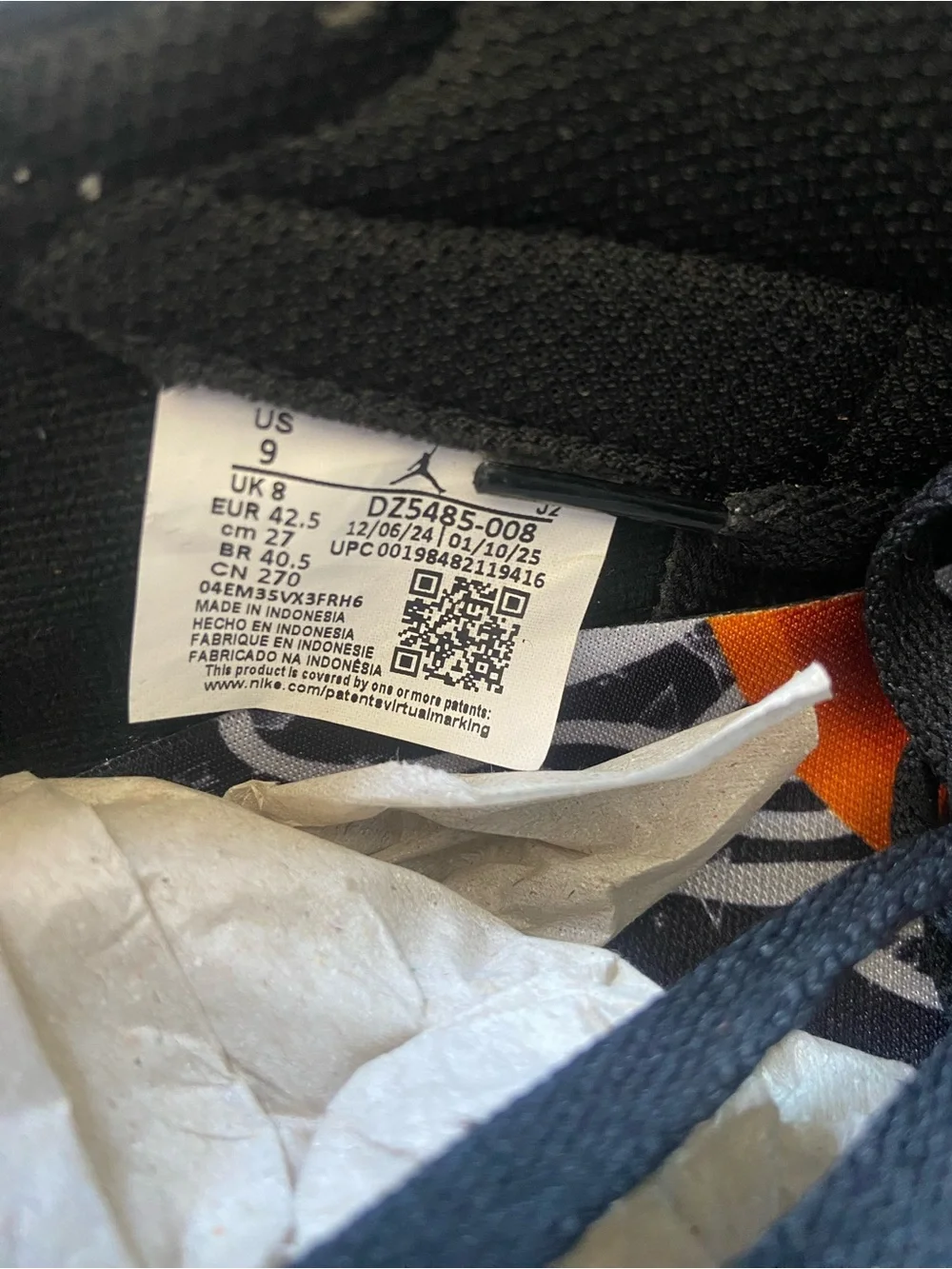 Jordan bold orange